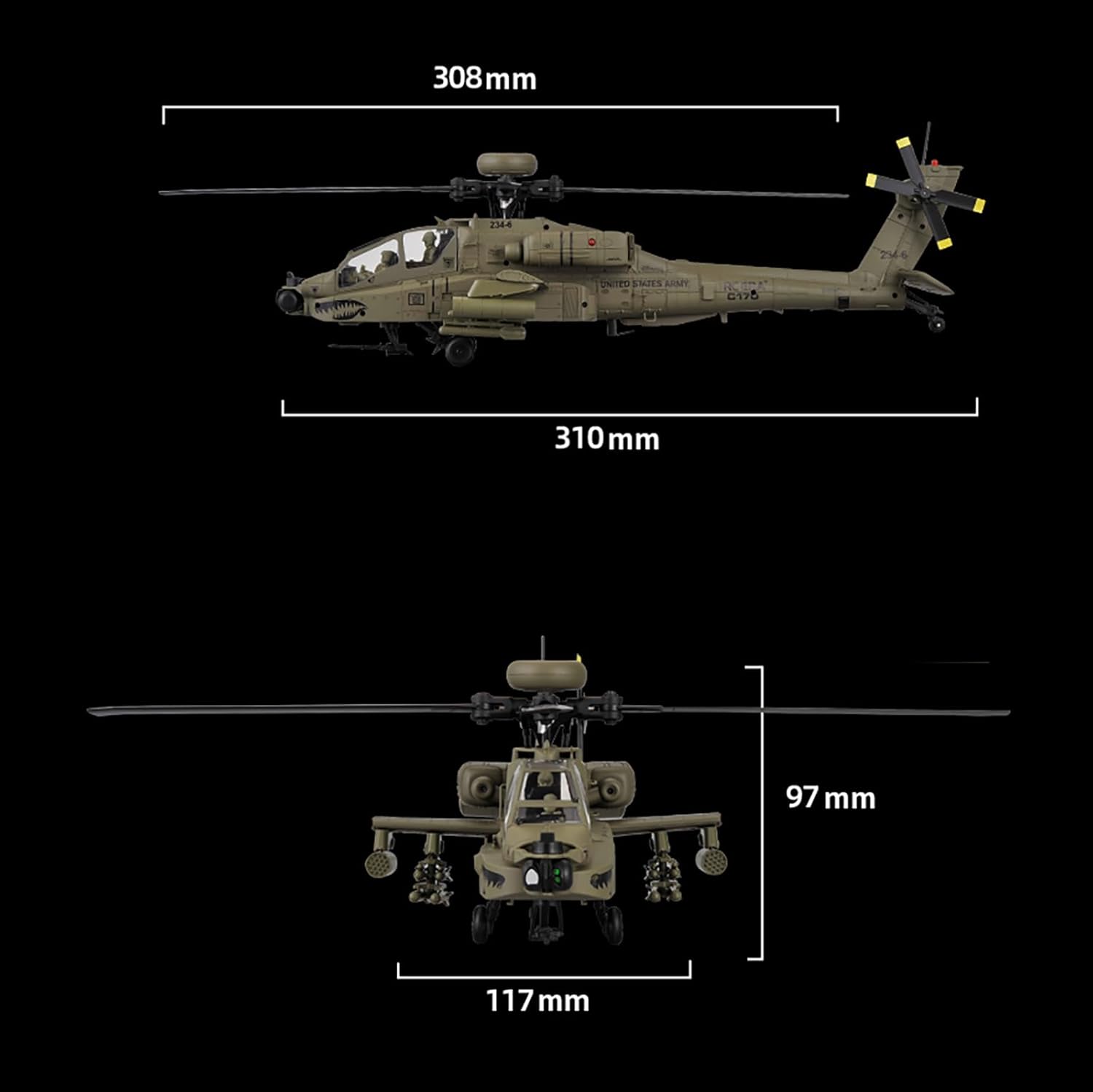 Helikopter Remote Control 310M - Rc Helicopter Gyro ulasan dan harga