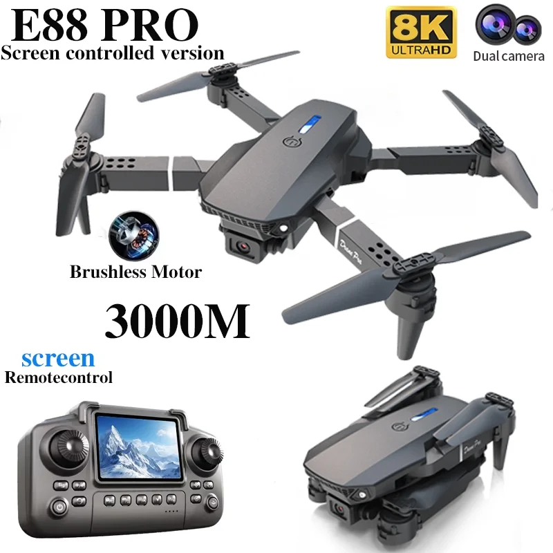 Drone Profesional E88 PRO deng - Rc Helicopter Electric ulasan dan harga